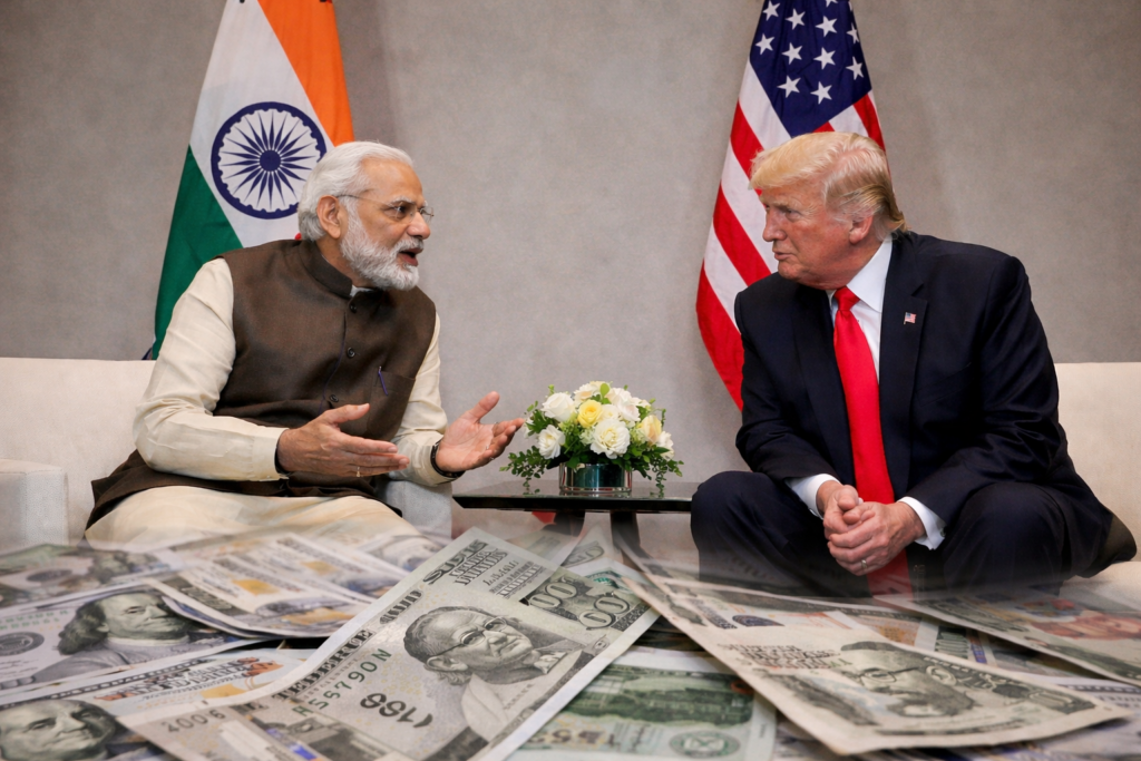 अमेरिका ने भारत पर टैरिफ घटाकर 25% से 18% किया
