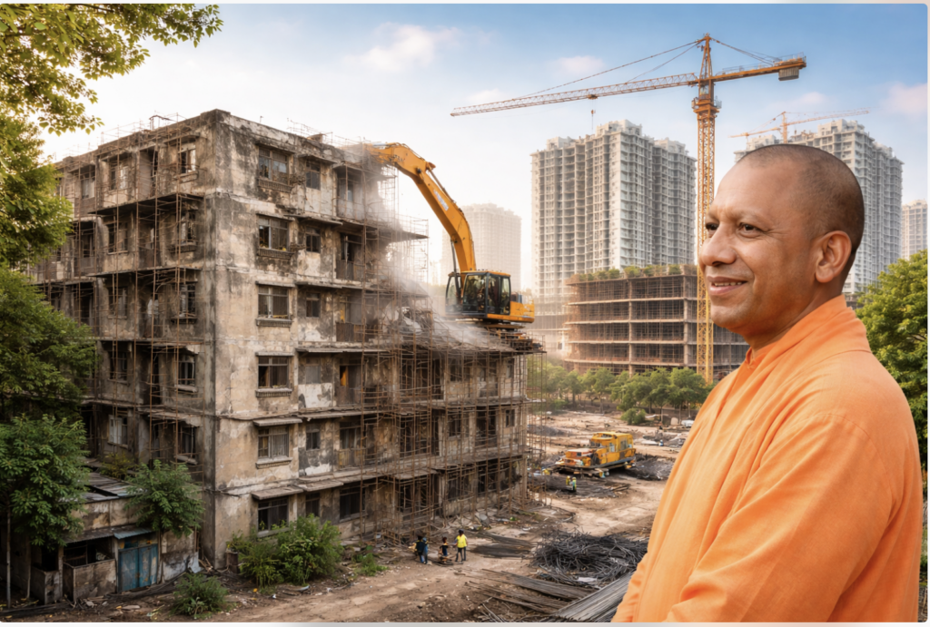 उत्तर प्रदेश शहरी पुनर्विकास नीति-2026 लागू: 25 वर्ष से अधिक पुराने भवन होंगे पुनर्विकसित